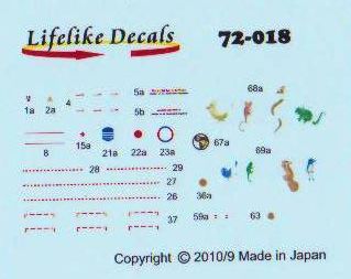 Lifelike LL72018 1:72 Messerschmitt Bf-109F-4 Tropical