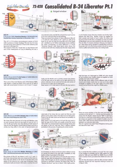 Lifelike LL72028 1:72 Consolidated B-24 Liberator
