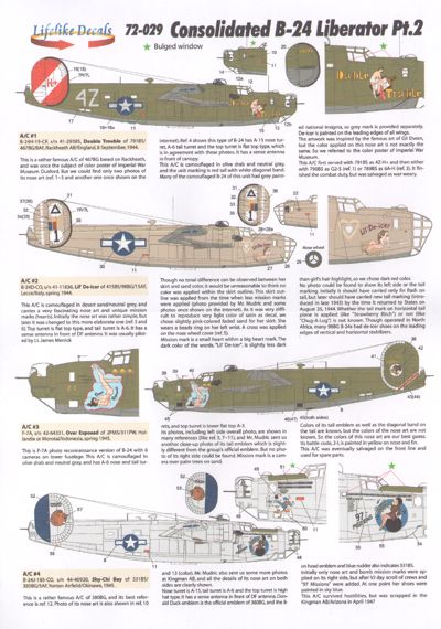 Lifelike LL72029 B-24 Liberator Double Trouble/Lil De-Icer 1:72
