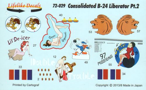 Lifelike LL72029 B-24 Liberator Double Trouble/Lil De-Icer 1:72