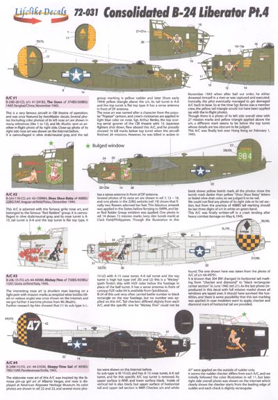Lifelike LL72031 B-24 Liberator The Goon/Shoo Shoo Baby 1:72