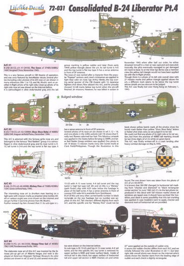 Lifelike LL72031 B-24 Liberator The Goon/Shoo Shoo Baby 1:72