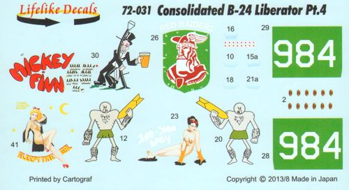 Lifelike LL72031 B-24 Liberator The Goon/Shoo Shoo Baby 1:72