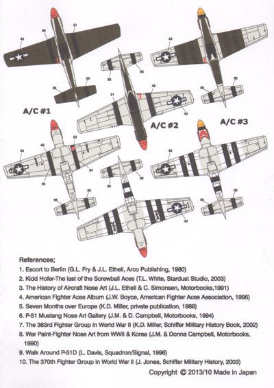Lifelike LL72032 P-51B/D Mustang Salem Representative 1:72