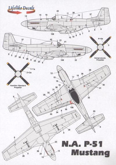 Lifelike LL72032 P-51B/D Mustang Salem Representative 1:72