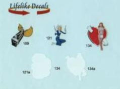 Lifelike LL72033 P-47D Thunderbolt Bloom's Tomb Decals 1:72