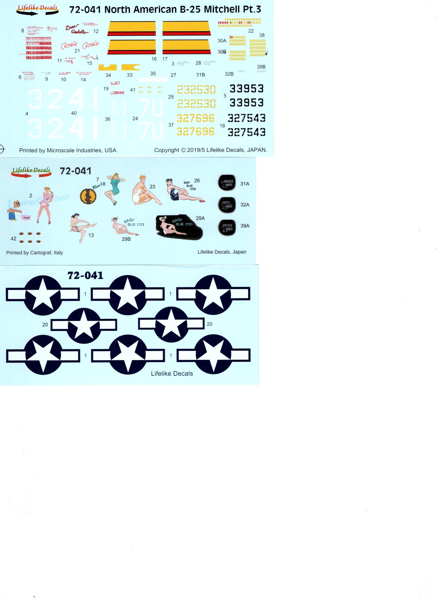 Lifelike LL72041 B-25C/D Mitchell Pt 3 Problem Child 1:72