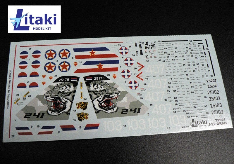 Litaki Model Kit LMK72001 1:72 Soko J-22 Orao