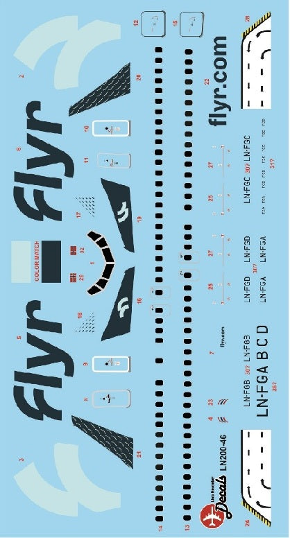 Lima November LN200-47 1:200 Sterling Boeing 757