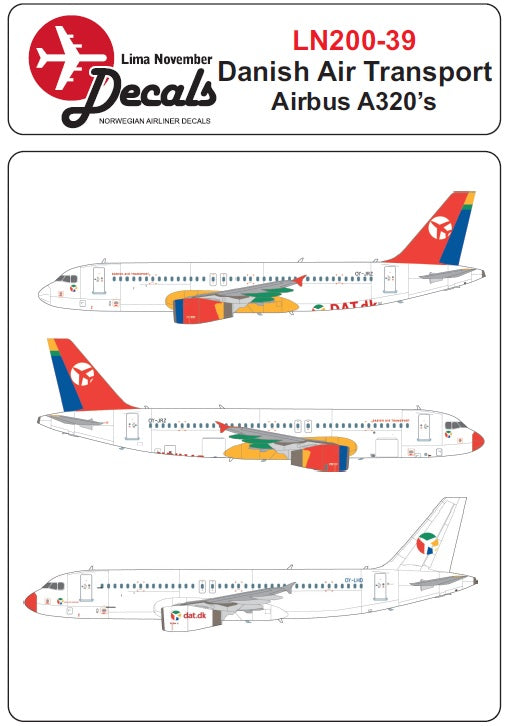 Lima November LN200-39 1:200 Danish Air Transport Airbus A320