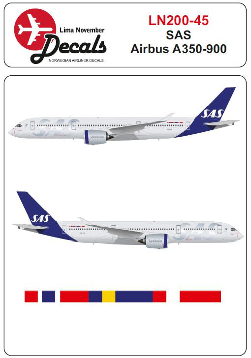 Lima November LN200-45 1:200 SAS Airbus A350