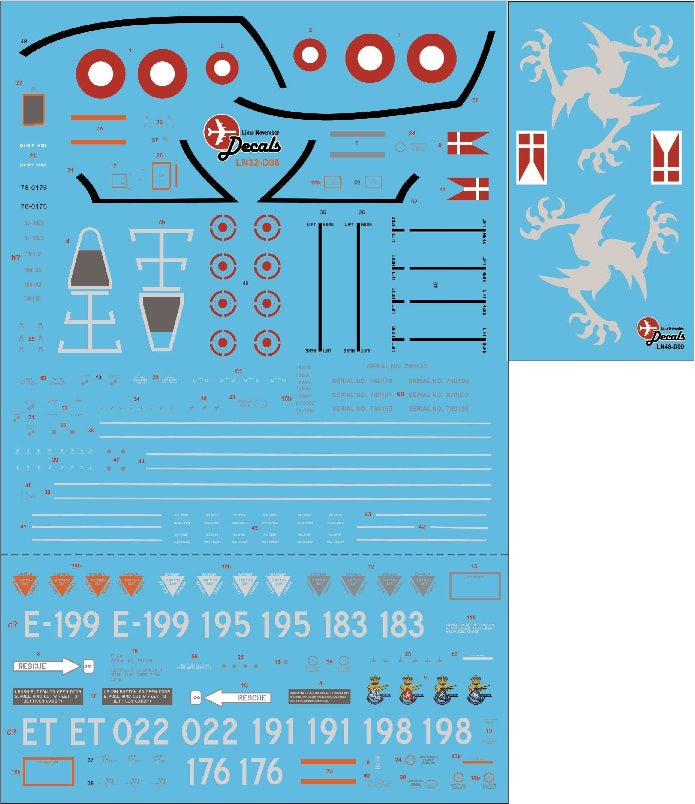 Lima November LN32-D09 Danish F-16A Closing of 726 Sqn 1:32
