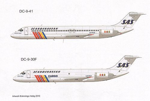 Lima November LN44521 SAS DC-9/MD-80/MD-90 Norwegian Reg 1:144
