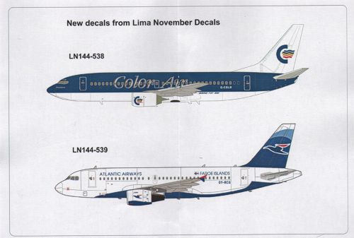 Lima November LN44537 MD-80 Scanair Sun Jet Decals 1:144