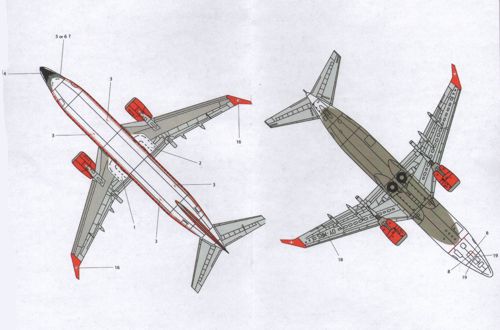 Lima November LN44541 1:144 Boeing 737-700 CIMBER STERLING OYMRG/U/S