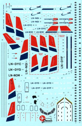 Lima November LN44551 1:144 NORWEGIAN Boeing 737-800 LN-NGI 'WENCHE FOSS'