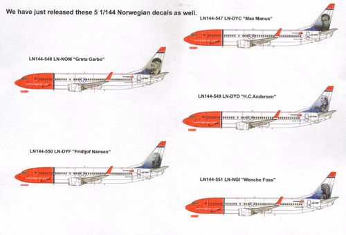 Lima November LN44552 1:144 NORWEGIAN Boeing 787 EI-LNA 'SONJA HENIE'