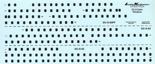 Lima November LN44554 1:144 Sterling Douglas DC-8-63's