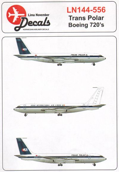 Lima November LN44556 Trans-Polar Boeing 720 Aer Lingus 1:144