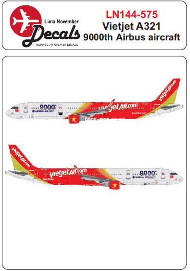 Lima November LN44575 1:144 Vietjet Airbus A321 VN-A651 Special Livery