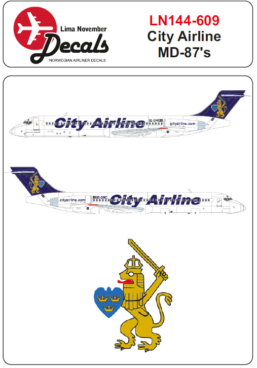 Lima November LN44609 1:144 City Airline