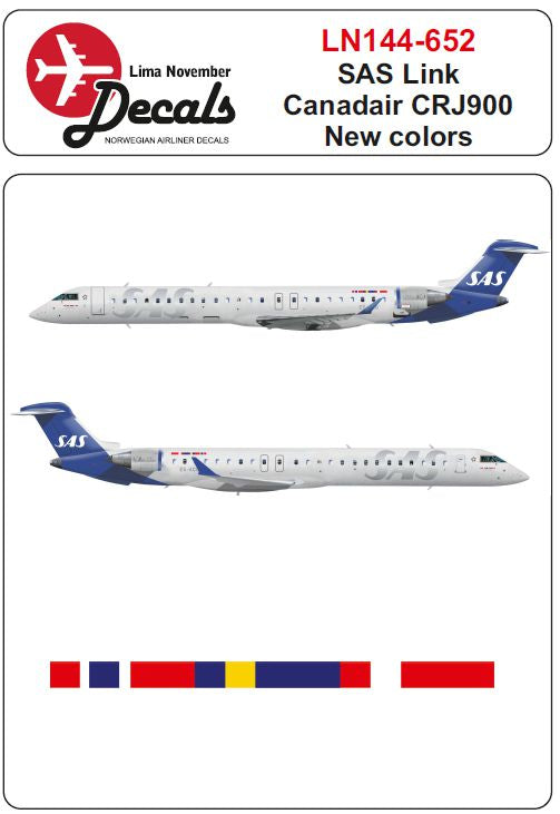 Lima November LN44652 1:144 SAS Link Canadier CRJ-900 [Bombardier]