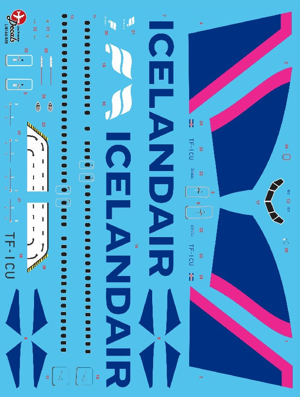 Lima November LN44658 1:144 Icelandair Boeing 737-Max 8 TF-ICU
