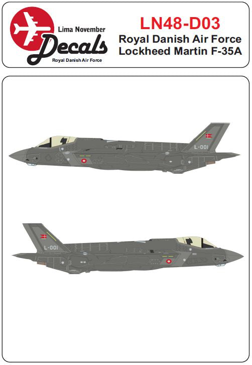 Lima November LN48-D03 1:48 F-35A Lightning II Royal Danish Air Force