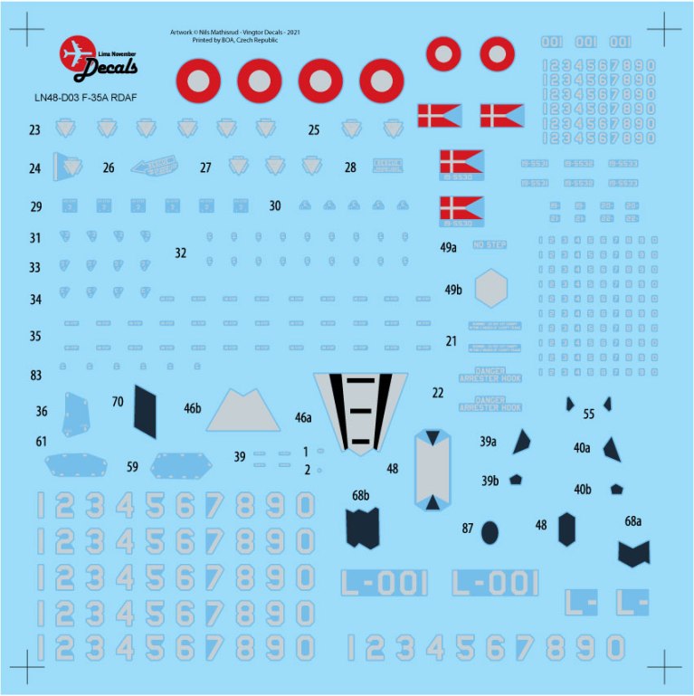 Lima November LN48-D03 1:48 F-35A Lightning II Royal Danish Air Force