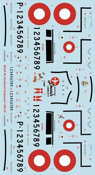Lima LN48-D11 1:48 Danish Air Force Chipmunk T.10