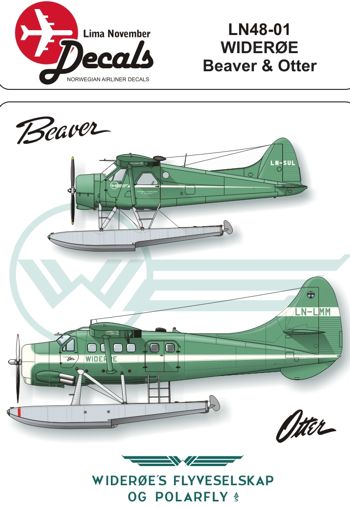Lima November LN48001 DHC-2 Beaver & DHC-3 Otter Wideroe 1:48