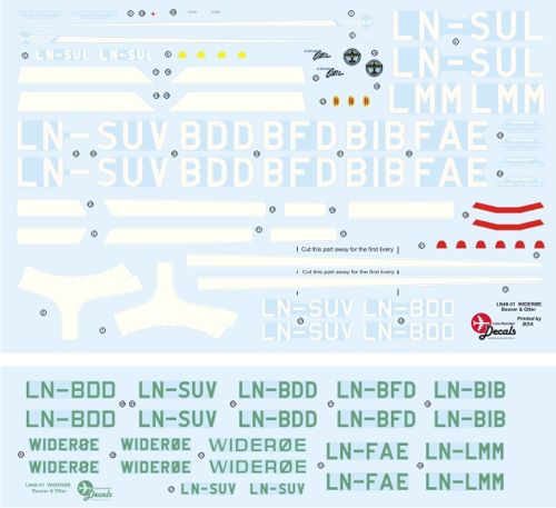Lima November LN48001 DHC-2 Beaver & DHC-3 Otter Wideroe 1:48