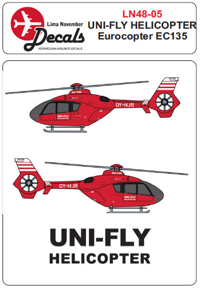Lima November LN48005 1:48 Uni-Fly Eurocopter EC135