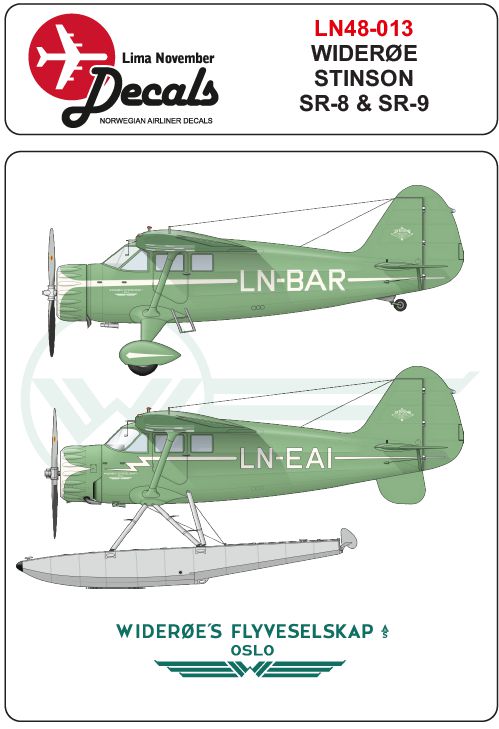 Lima November LN48013 1:48 Widere Stinson Reliants