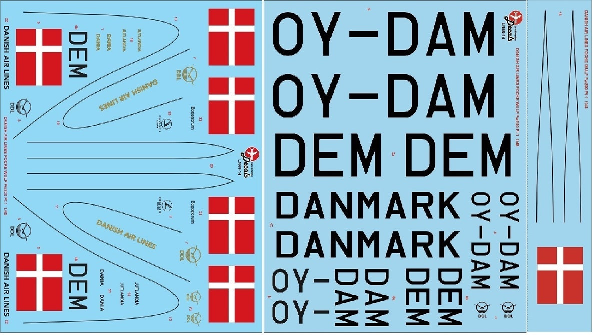 Lima November LN48014 1:48 DDL Danish Air Lines Fw-200C-4 'Condor' Part 1