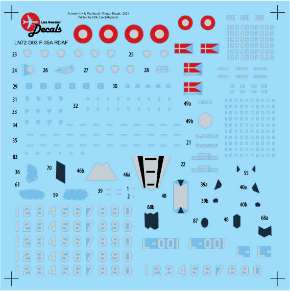 Lima November LN72-D03 1:72 F-35A Lightning II Royal Danish Air Force