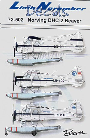 Lima November LN72-502 1:72 Norving de_Havilland_Canada DHC-2 Beaver