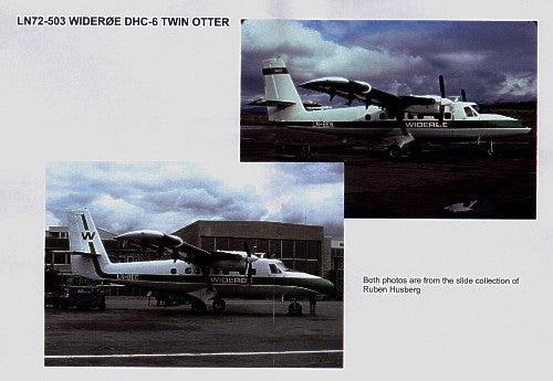 Lima November LN72-503 DHC-6 Twin Otter Wideroe 1 & 2 1:72