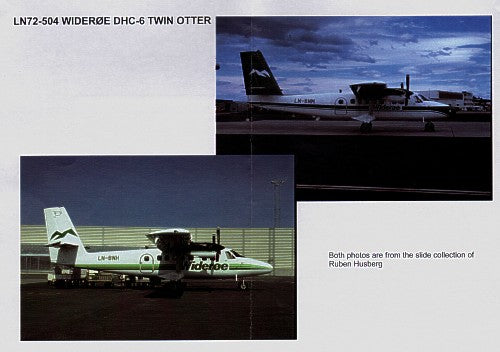 Lima November LN72-504 DHC-6 Twin Otter Wideroe 3 & 4 1:72