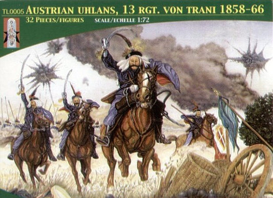 Lucky Toys LUCK7205 1:72 Austrian Uhlans 13th Regiment of Von Trani 1858-66