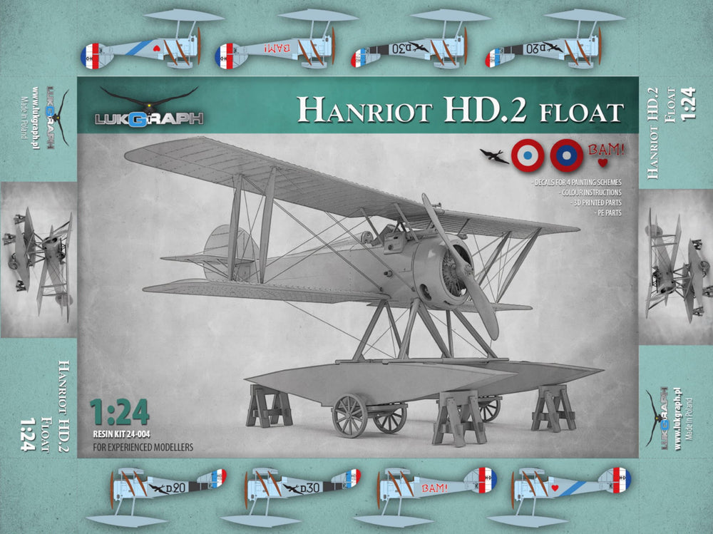 Lukgraph LUK24-004 Hanriot HD.2 Floatplane Resin Kit 1:24