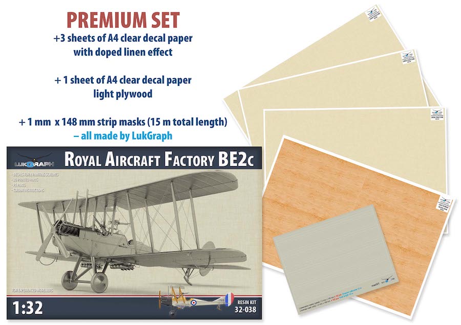 Lukgraph LUK3238PRM RAF Be.2c Premium Resin Kit 1:32