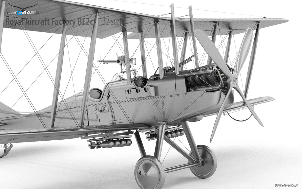 Lukgraph LUK3238PRM RAF Be.2c Premium Resin Kit 1:32