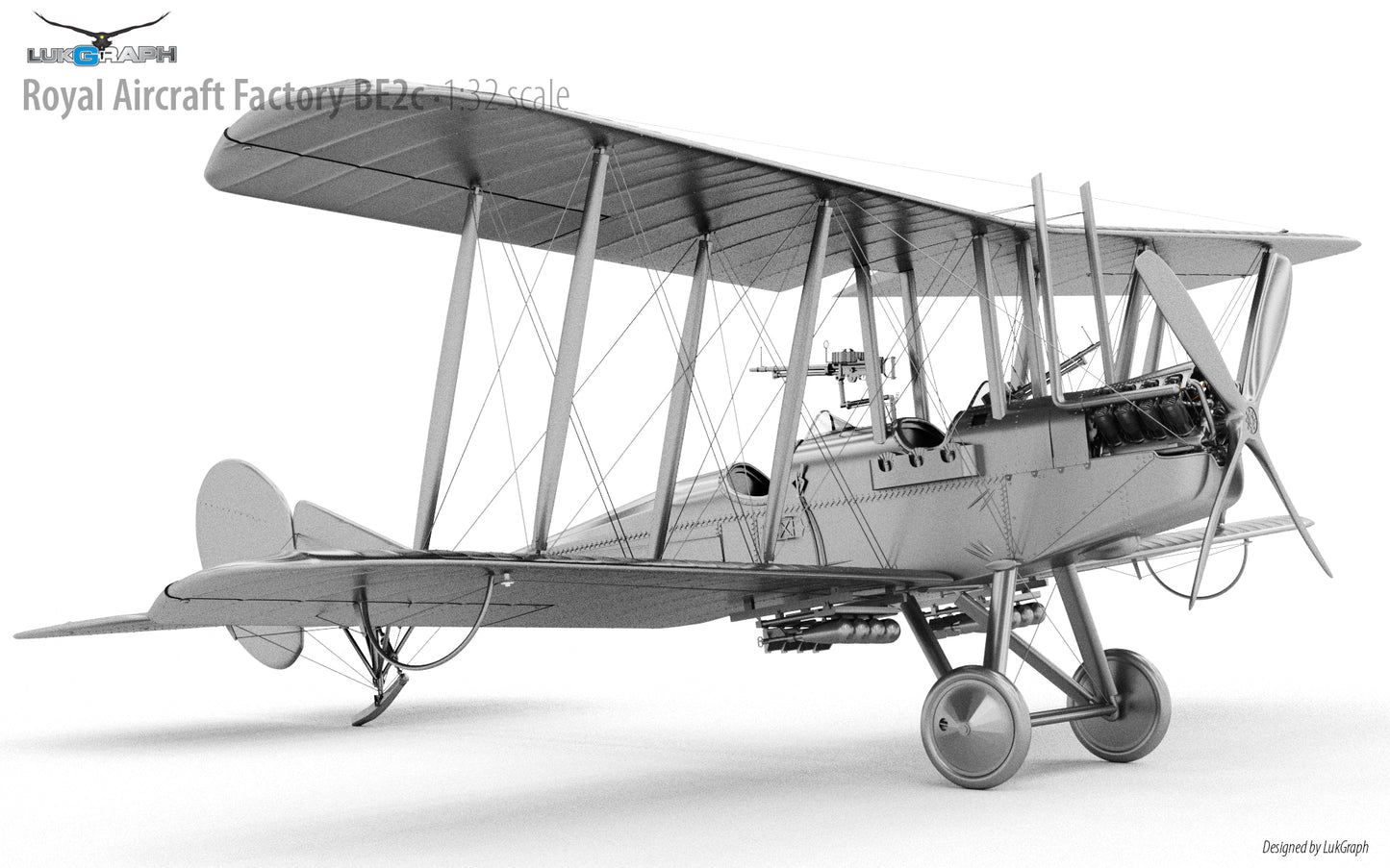 Lukgraph LUK3238PRM RAF Be.2c Premium Resin Kit 1:32