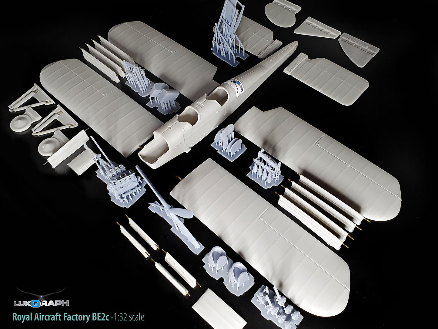 Lukgraph LUK3238PRM RAF Be.2c Premium Resin Kit 1:32