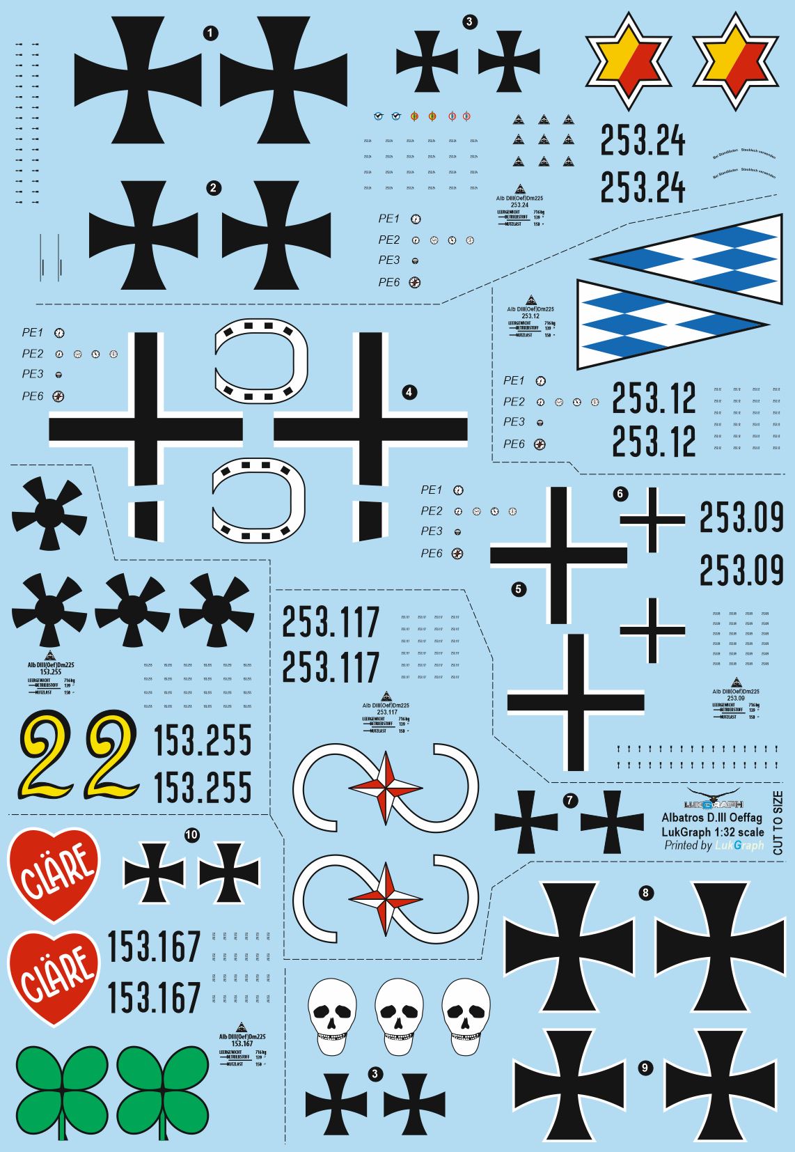 Lukgraph LUK3244 1:32 Albatros D.III Oeffag