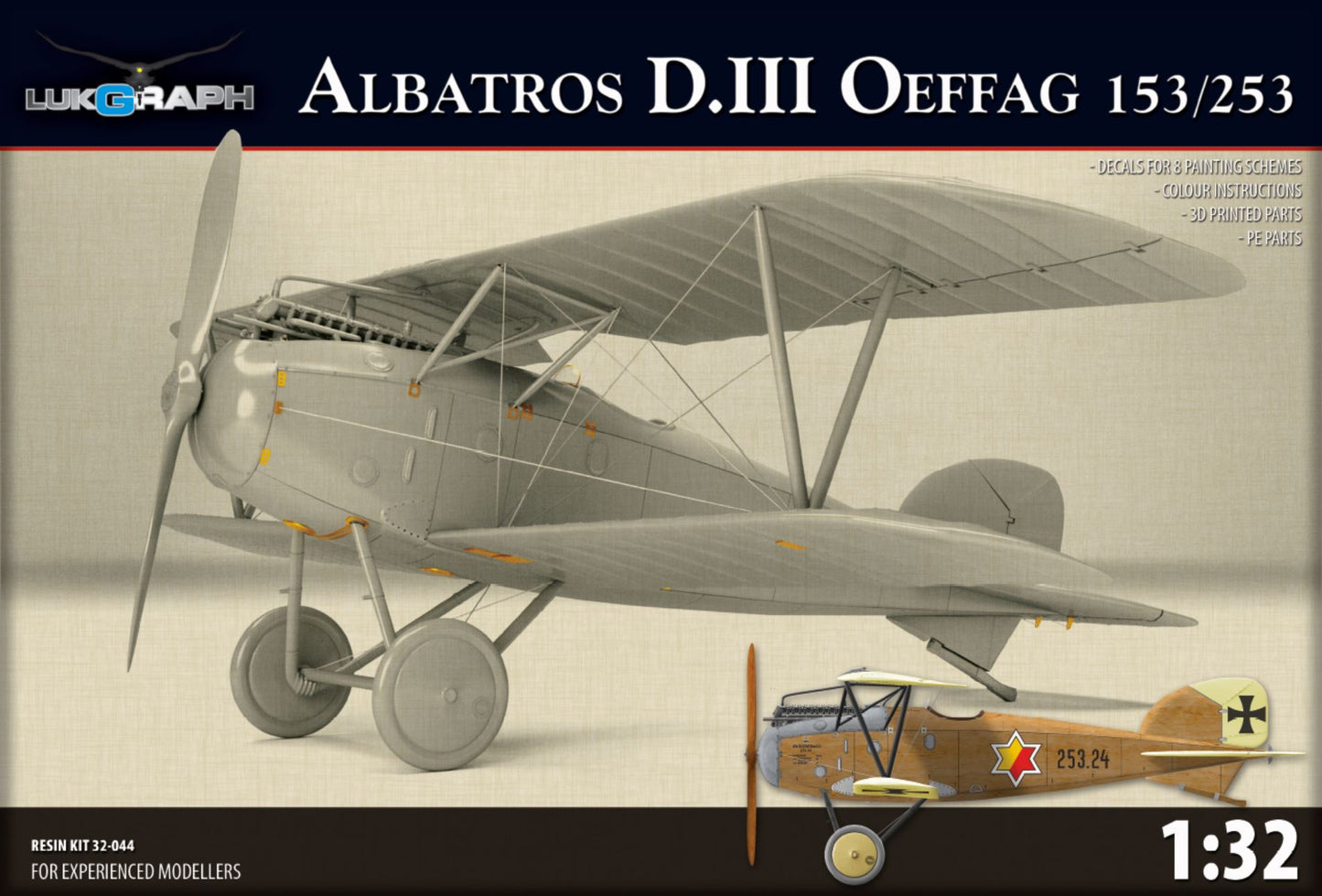 Lukgraph LUK3244 1:32 Albatros D.III Oeffag