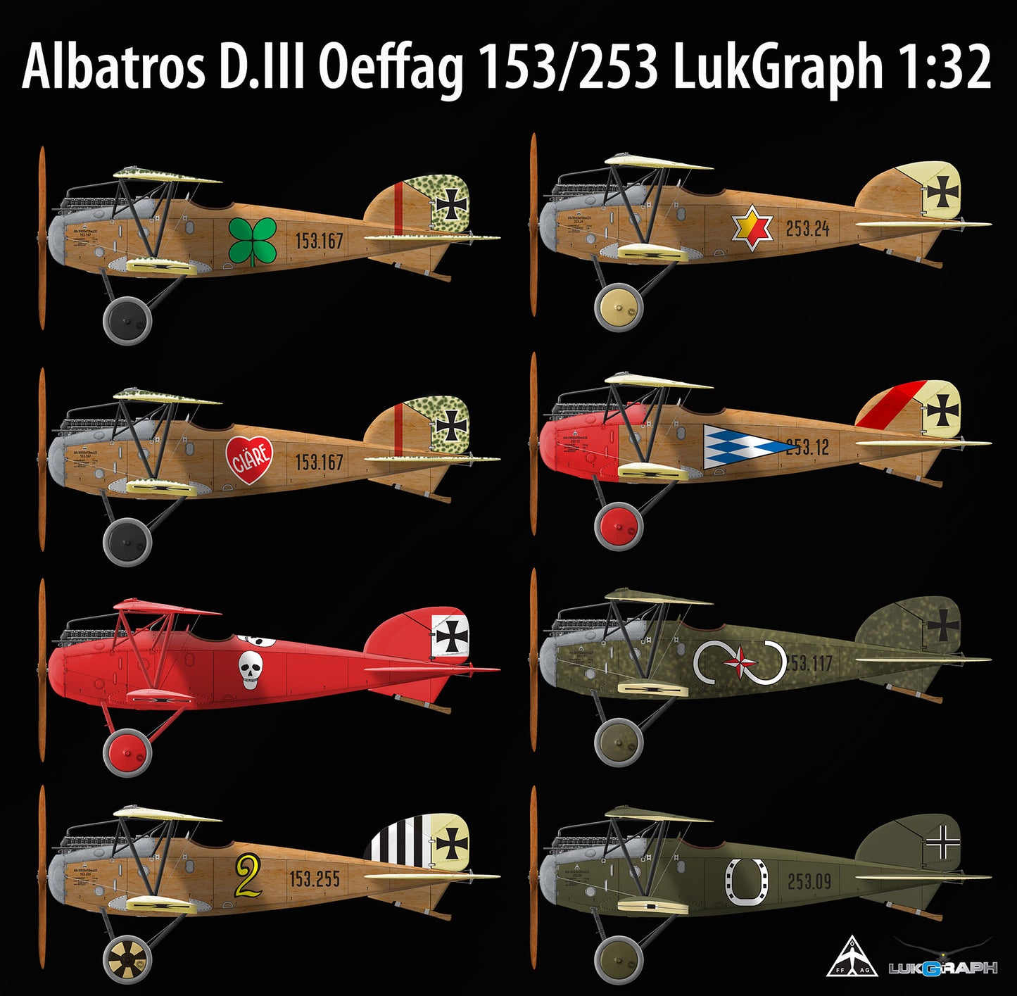 Lukgraph LUK3244 1:32 Albatros D.III Oeffag