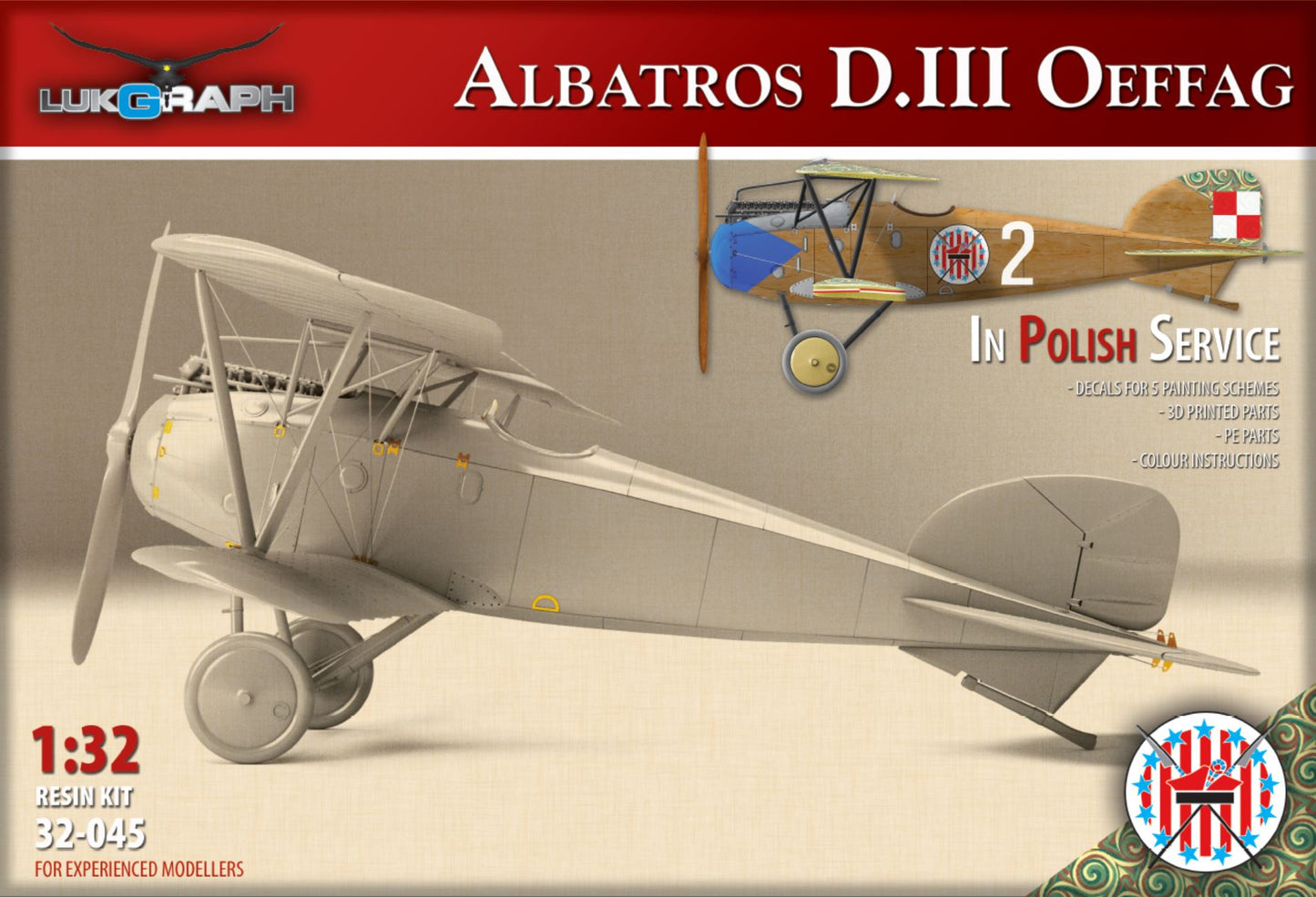 Lukgraph LUK3245 1:32 Albatros D.III Oeffag in Polish Service