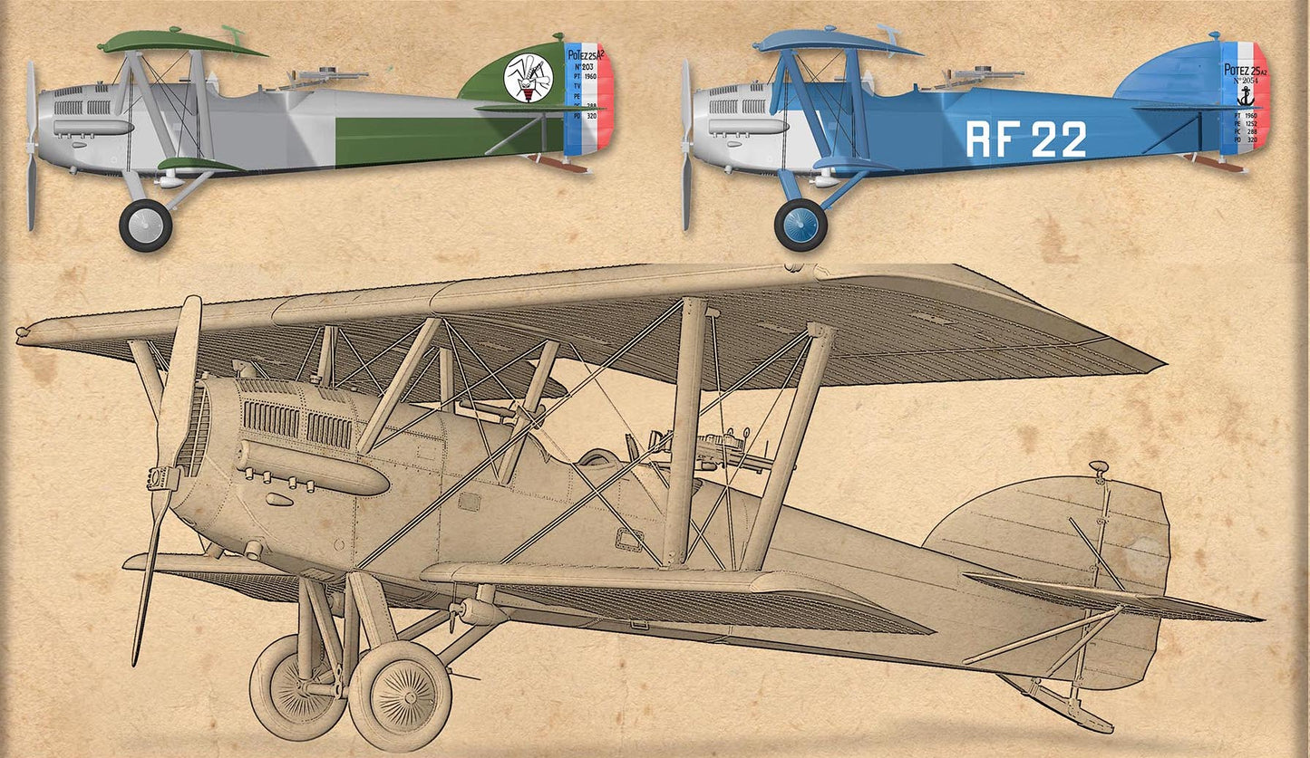 Lukgraph LUK3246 1:32 Potez 25 A2 in French Service